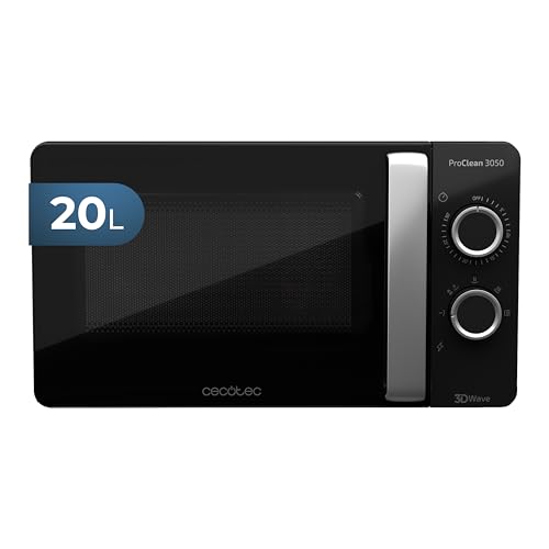 Cecotec ProClean 3050 Microwave 20L Capacity Black Silver